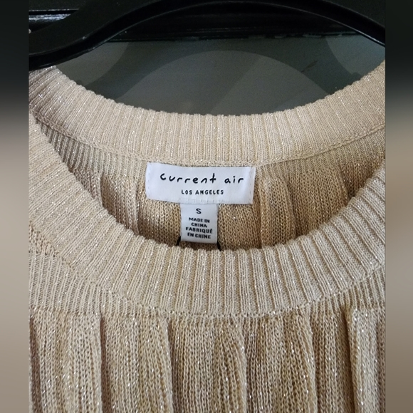 Brand new gold sparkly sweater dress size S - Picture 3 of 4